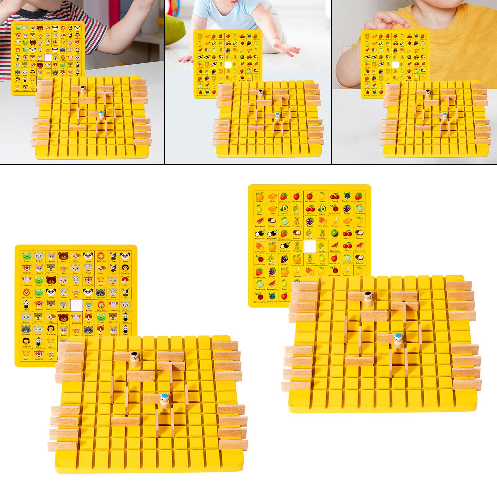 Strategy Board Game - Interaktywna drewniana gra planszowa 2w1, gra